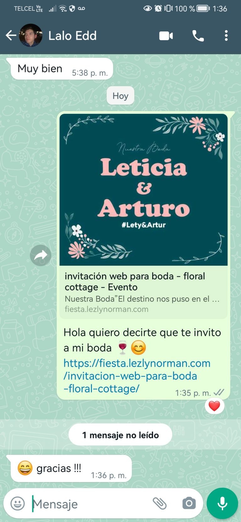 invitación digital
